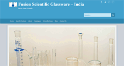 Desktop Screenshot of fusion-scientific-glassware.com